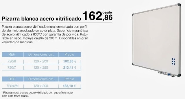 GRAN OFERTA EN PIZARRAS VITRIFICADAS