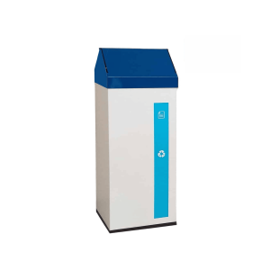 Papelera basculante para reciclaje selectivo 123