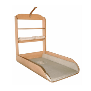 Cambiador de pared en madera