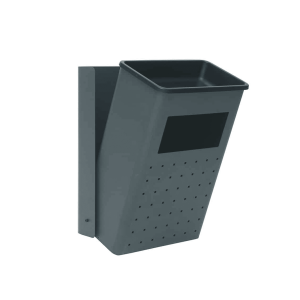 Papelera urbana con cenicero