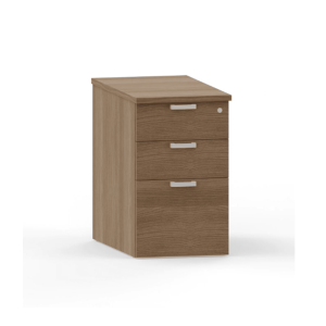 Cubeta adosada 2 cajones + 1 cajón de archivo