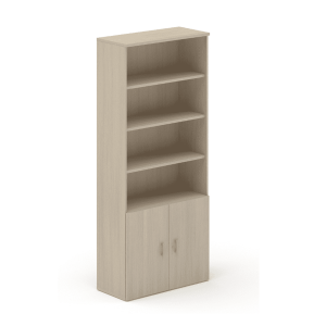 Armario puertas bajas y 4 huecos superiores