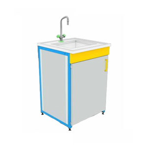 Módulo lavabo para laboratorio