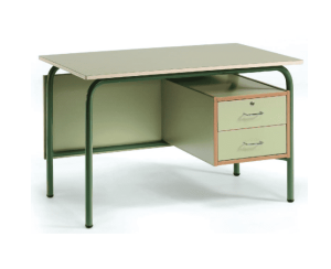 Mesa profesor con dos cajones modelo Ministerio
