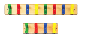 Perchero parchís de 4 y 8 ganchos