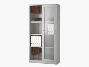 Armarios metálicos puertas de cristal con o sin enmarcación