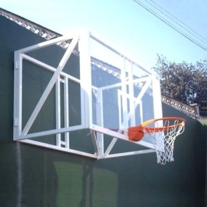 Juego estructuras canastas baloncesto abatibles