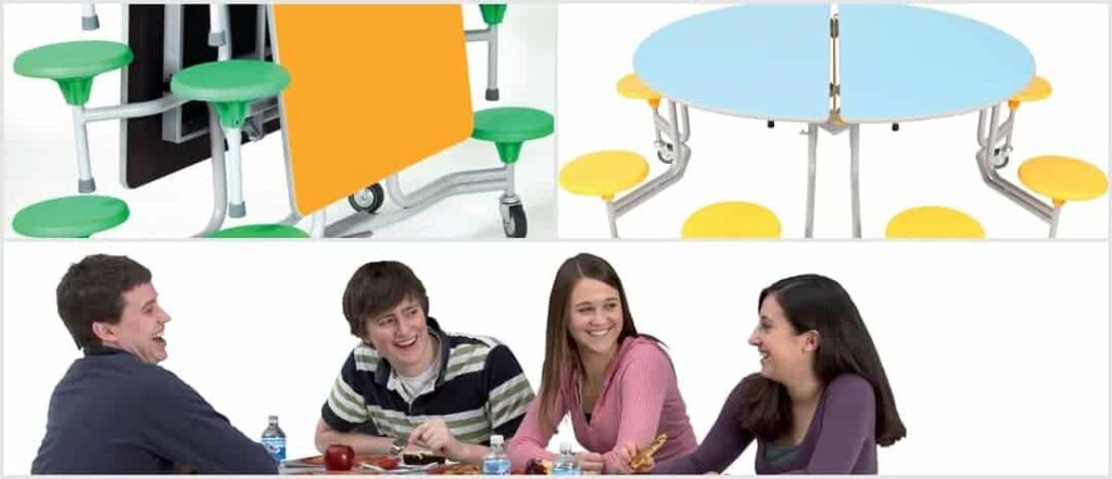 MESAS PLEGABLES PARA EL COMEDOR ESCOLAR