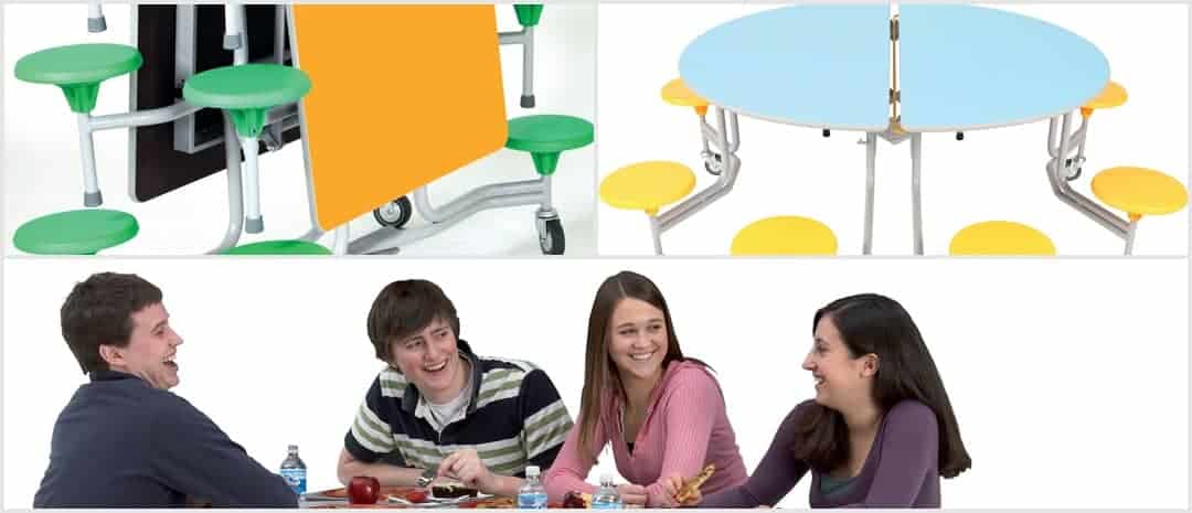 MESAS PLEGABLES PARA EL COMEDOR ESCOLAR