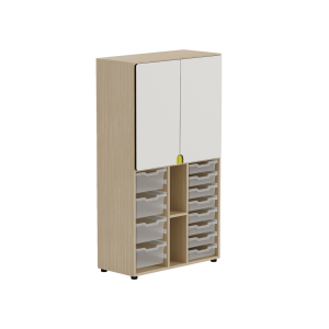 Armario gavetero mediano puertas superiores DOT159A