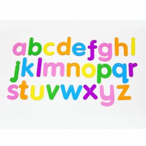 Letras del alfabeto arco iris