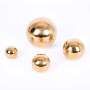 Bolas sensoriales doradas