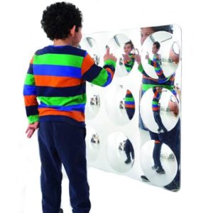 Espejo acrílico 9 círculos convexos