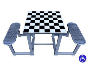 Mesa Antivandálica Juego Ajedrez