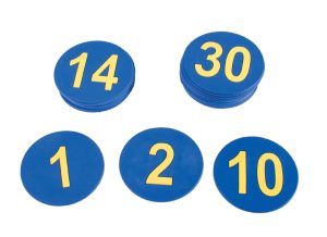 Número Caucho 1-30