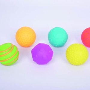 Pelotas sensoriales con textura