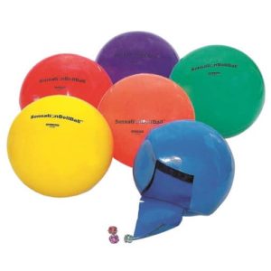 Set de 6 pelotas sensoriales con cascabel