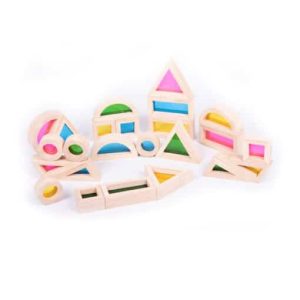 Set de bloques arco iris