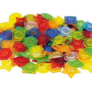 Set de botones plásticos translucidos