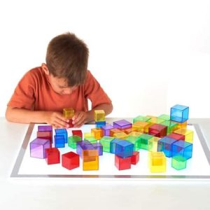 Set de cubos translúcidos