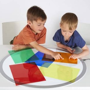 Set de hojas de acetato de colores