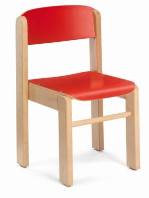 Silla Escuela Infantil Madera