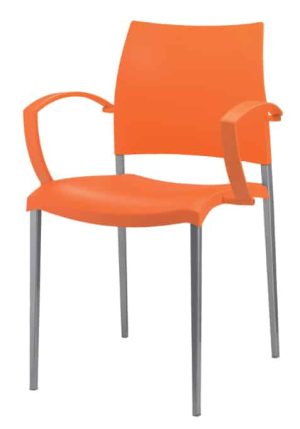 Silla Polipropileno c/Brazos KARELIA