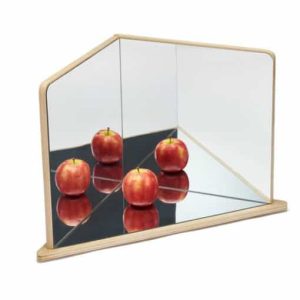 Wooden 4 way Mirror