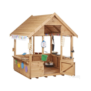 Casa de juegos de madera