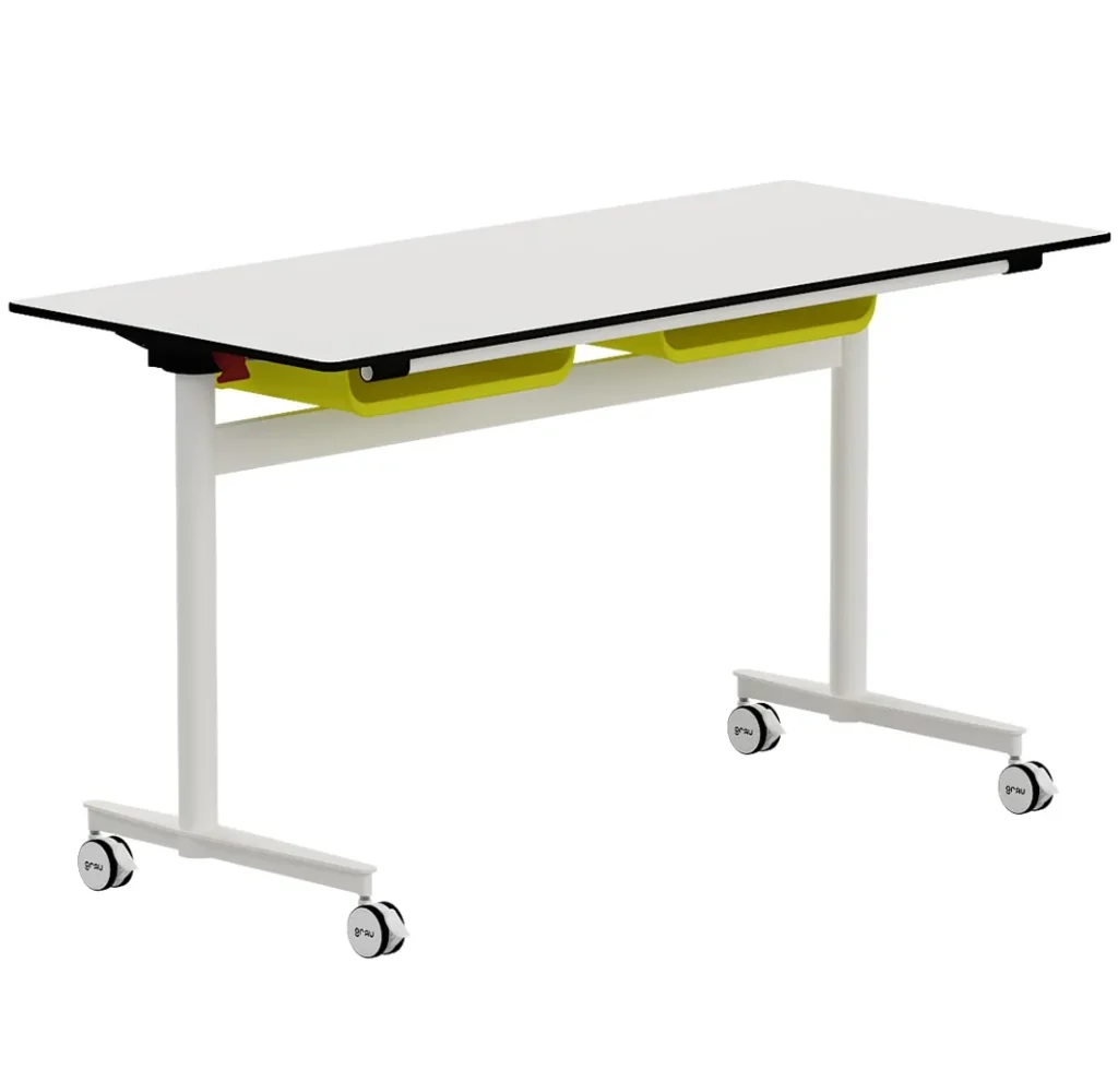 Mesa abatible con ruedas