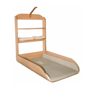 Cambiador de pared en madera