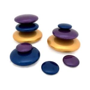 Piedras metálicas de colores