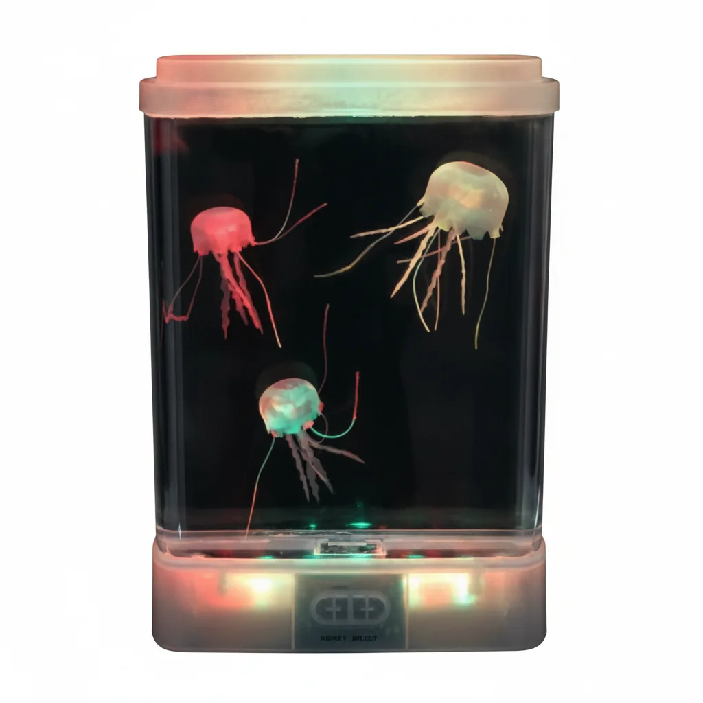 Pequeño tanque de medusas sensoriales