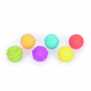 Pelotas sensoriales con textura