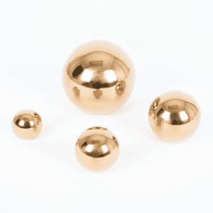 Bolas sensoriales doradas