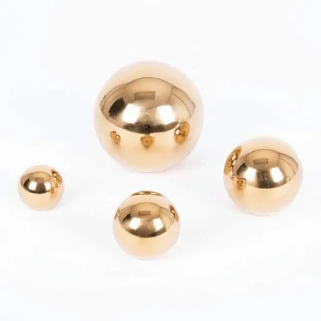 Bolas sensoriales doradas