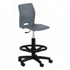 Taburete de carcasa regulable en altura Slim G