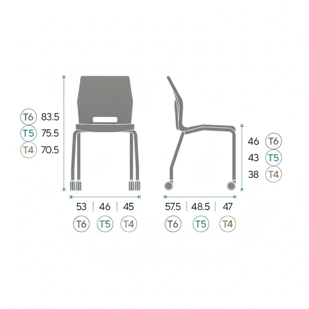 Silla SLIM-R con ruedas - Imagen 5