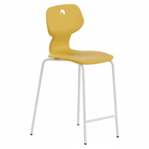 Taburete fijo con carcasa modelo Soft