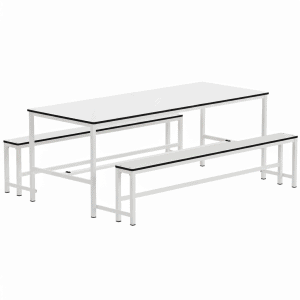 Mesa con bancos batientes - DUO