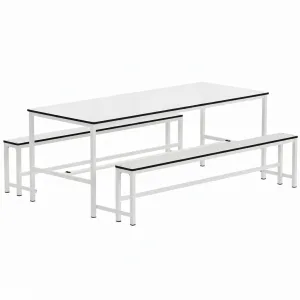 Mesa con bancos batientes - DUO