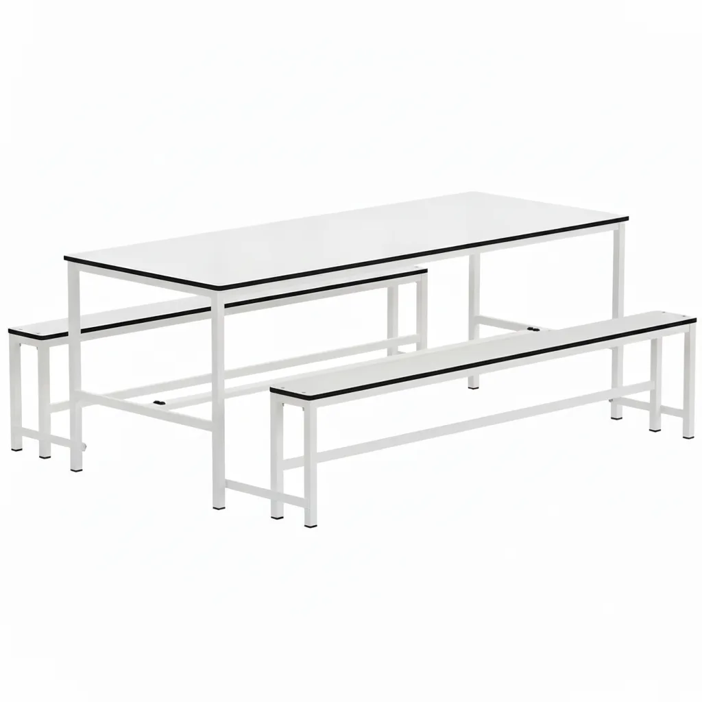 Mesa con bancos batientes - DUO