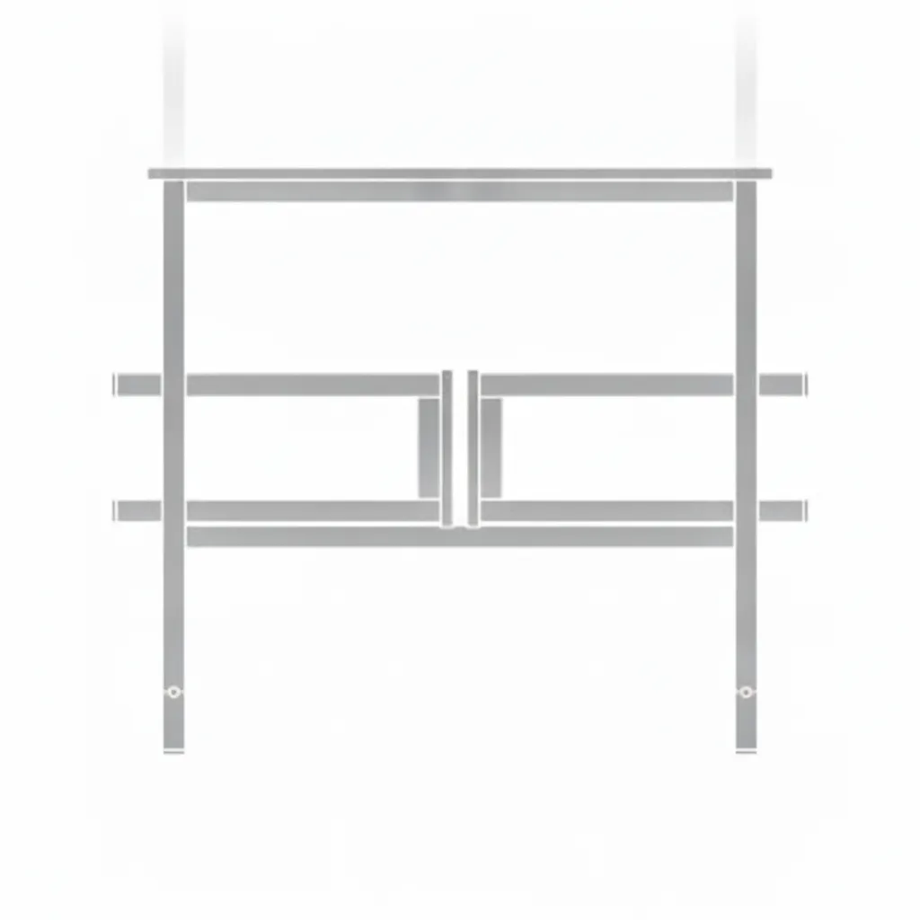 Mesa con bancos batientes - DUO - Imagen 2