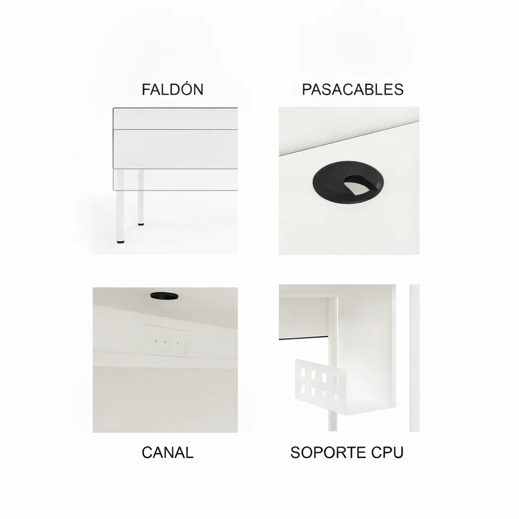 Mesa rectangular LINE usos múltiples - Imagen 3