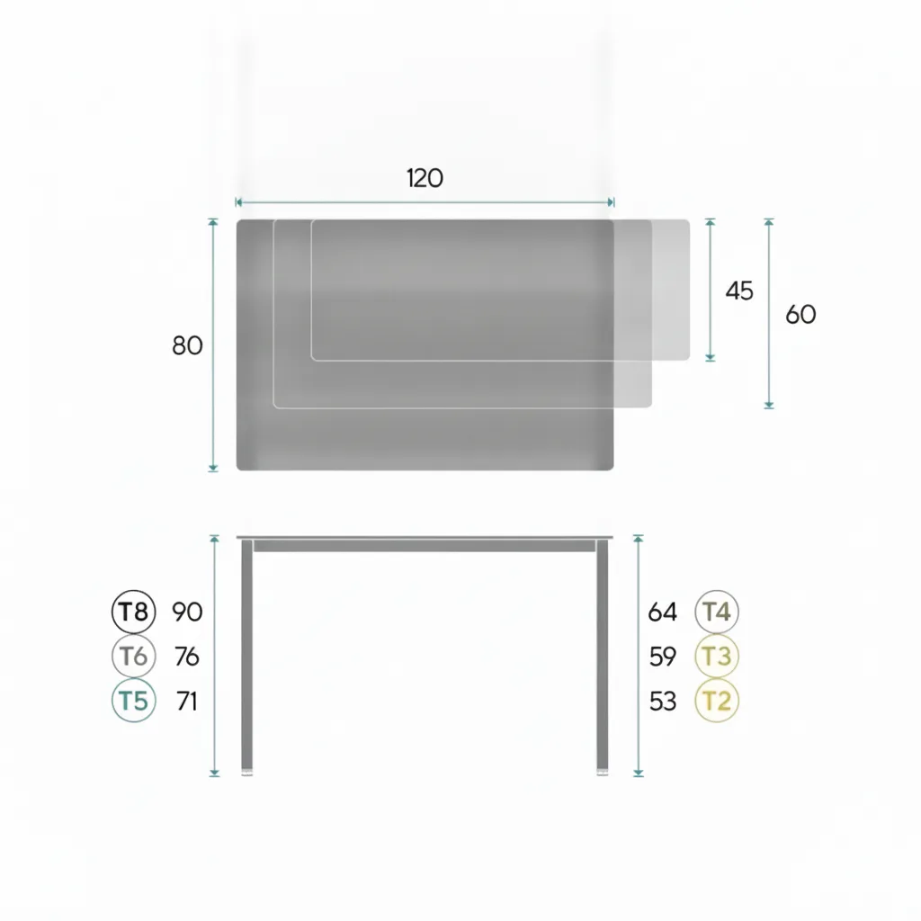Mesa rectangular LINE usos múltiples - Imagen 4