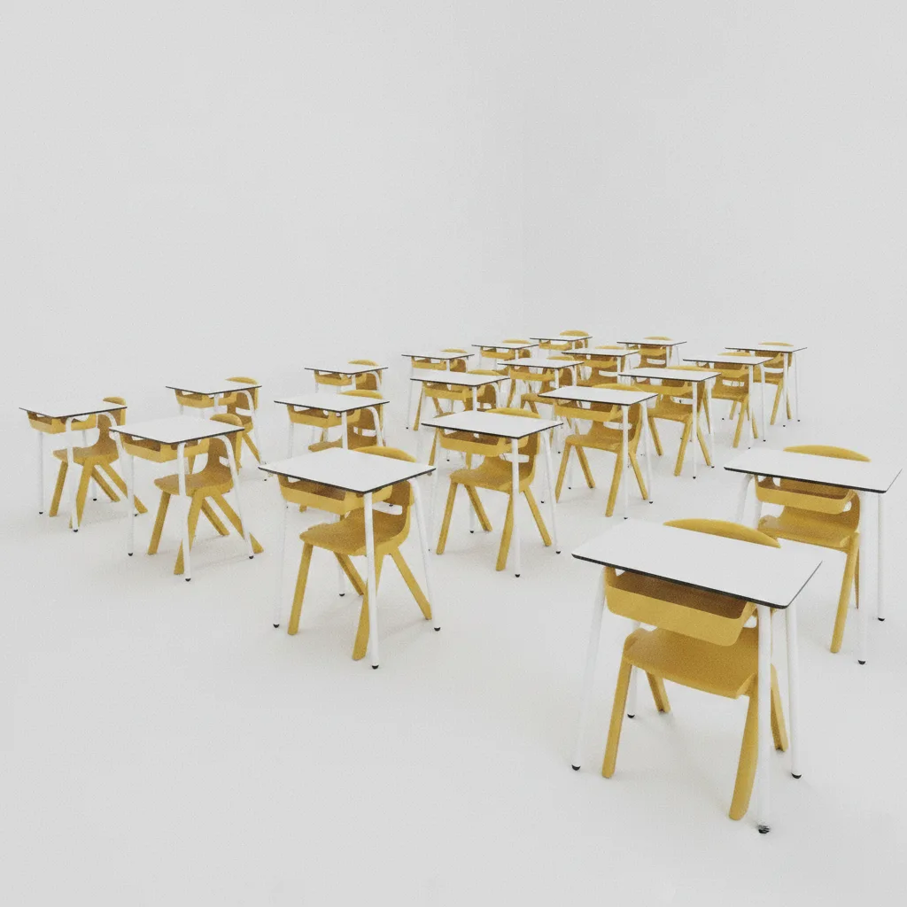 Pupitre DESK ONE colaborativo - Imagen 5