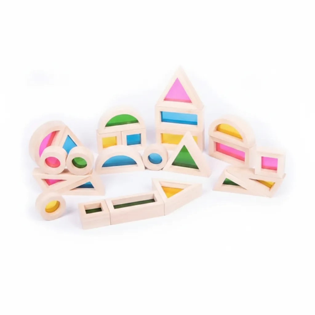 Set de bloques arco iris