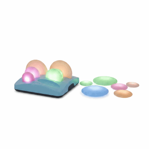 Piedras sensoriales luminosas