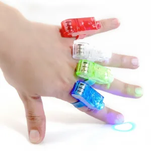 Pack de 12 dedos sensoriales luminosos