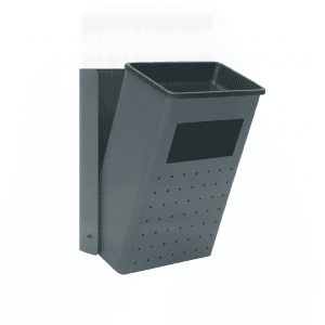 Papelera urbana con cenicero